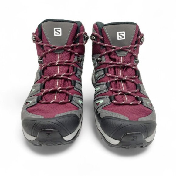 Salomon Women's Size 8.5 X Ultra Pioneer Mid Clima Waterproof Hiking Boots - Picture 12 of 16